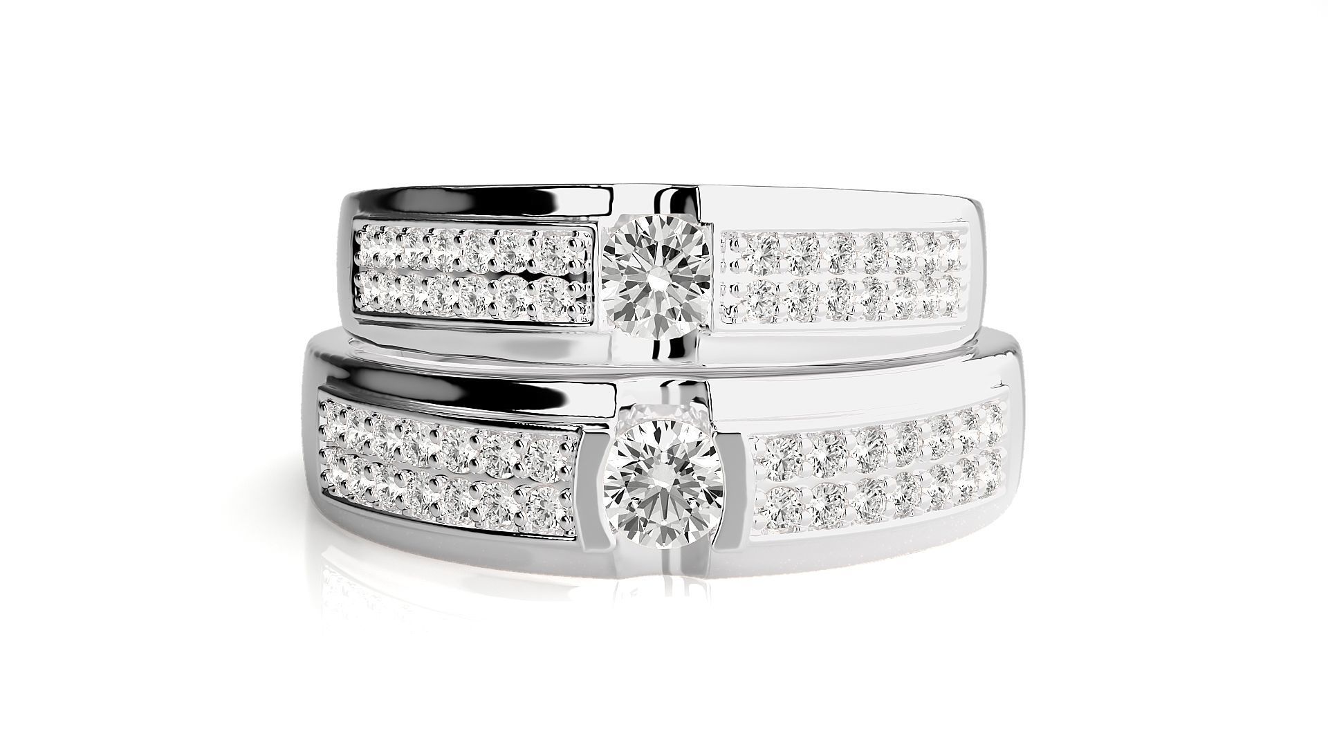 Wedding Band - 1160 3D print model_7