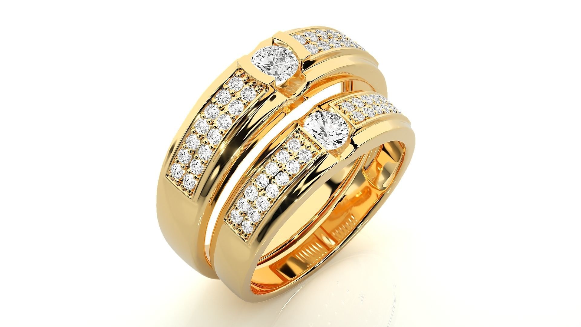 Wedding Band - 1160 3D print model_11