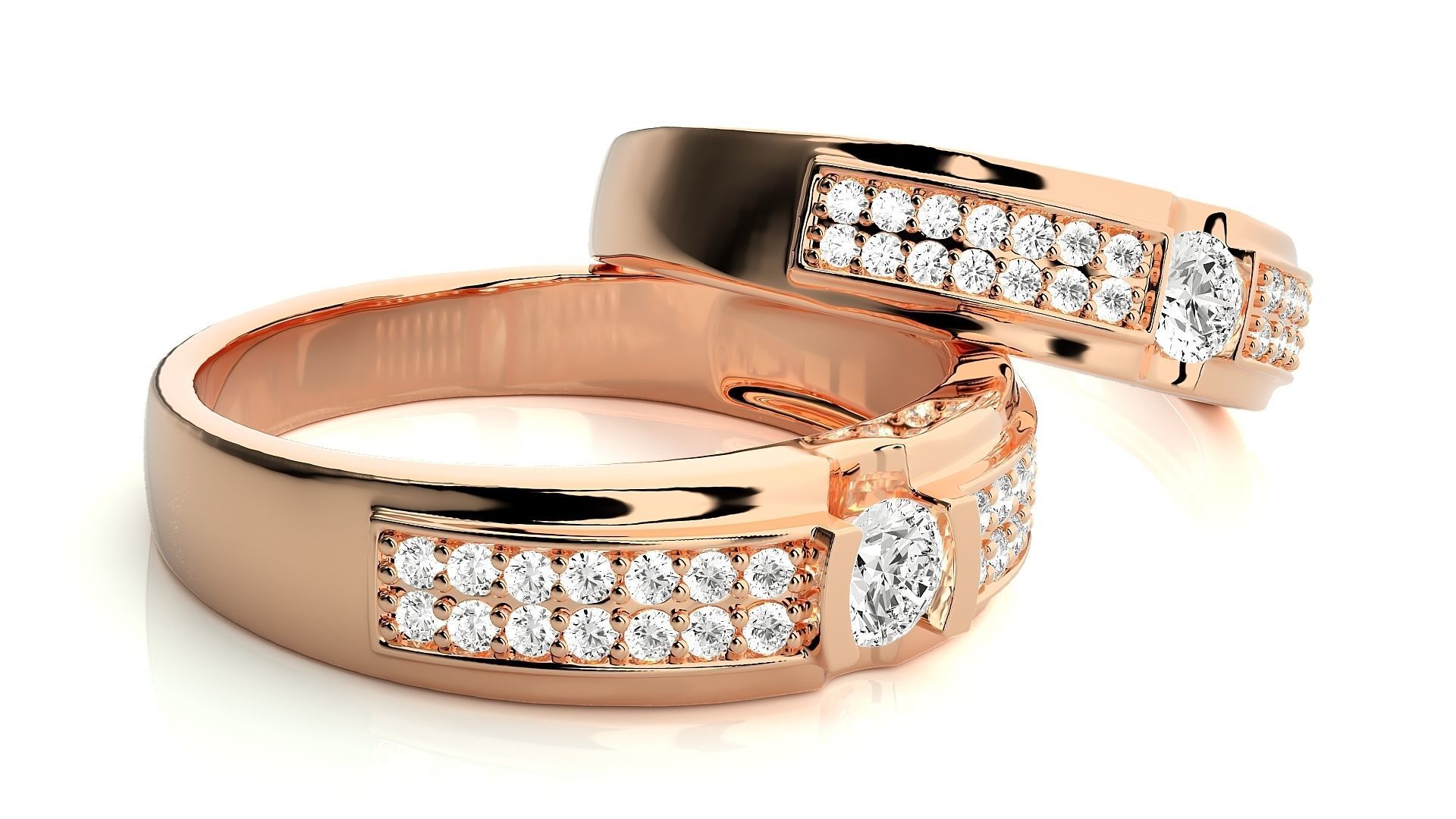 Wedding Band - 1160 3D print model_2