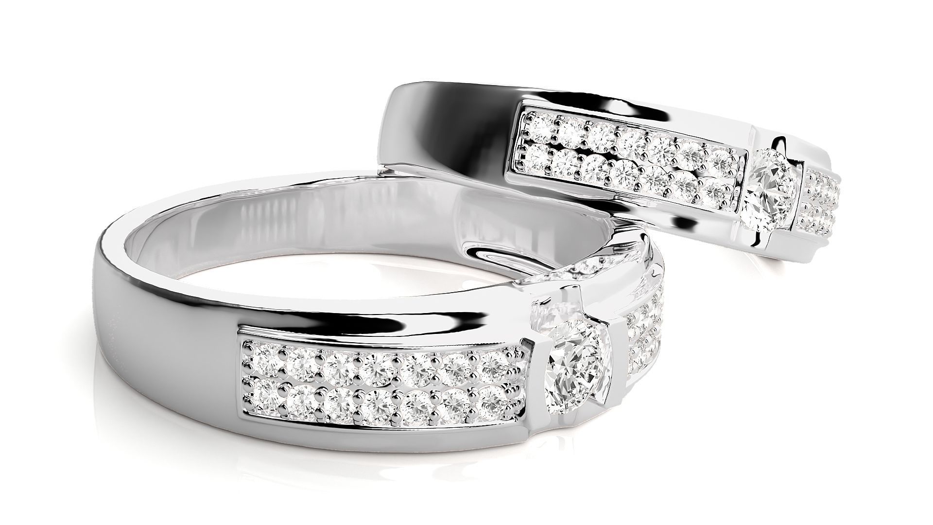 Wedding Band - 1160 3D print model_6