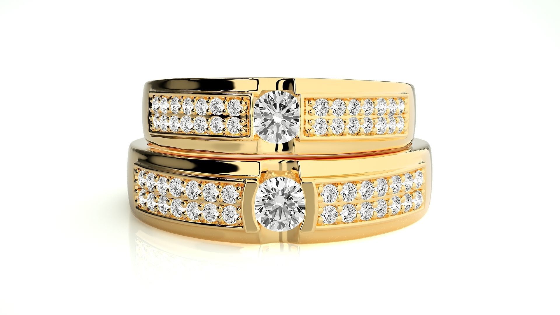 Wedding Band - 1160 3D print model_10