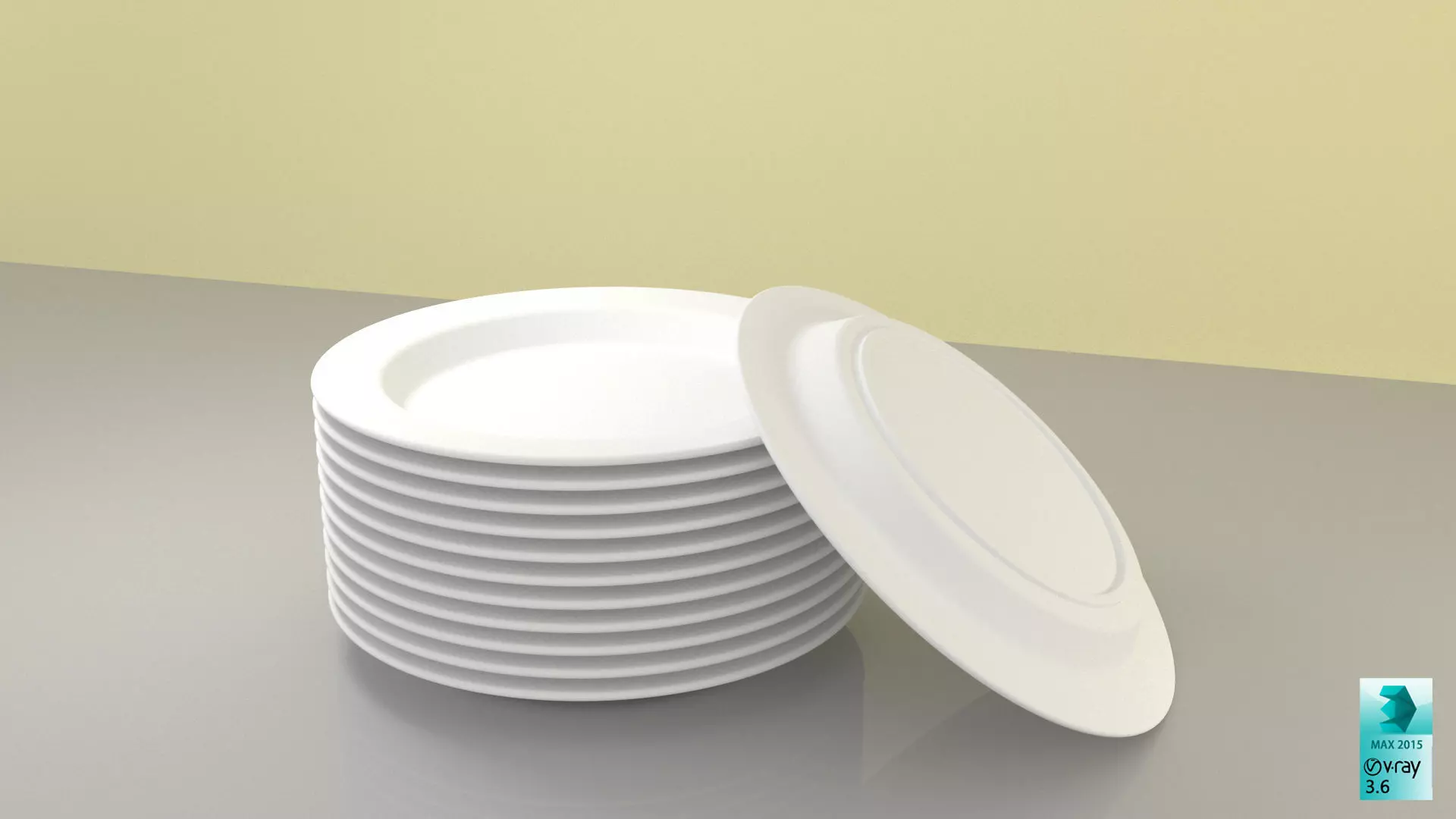 Ceramics Dishes Free 3D model