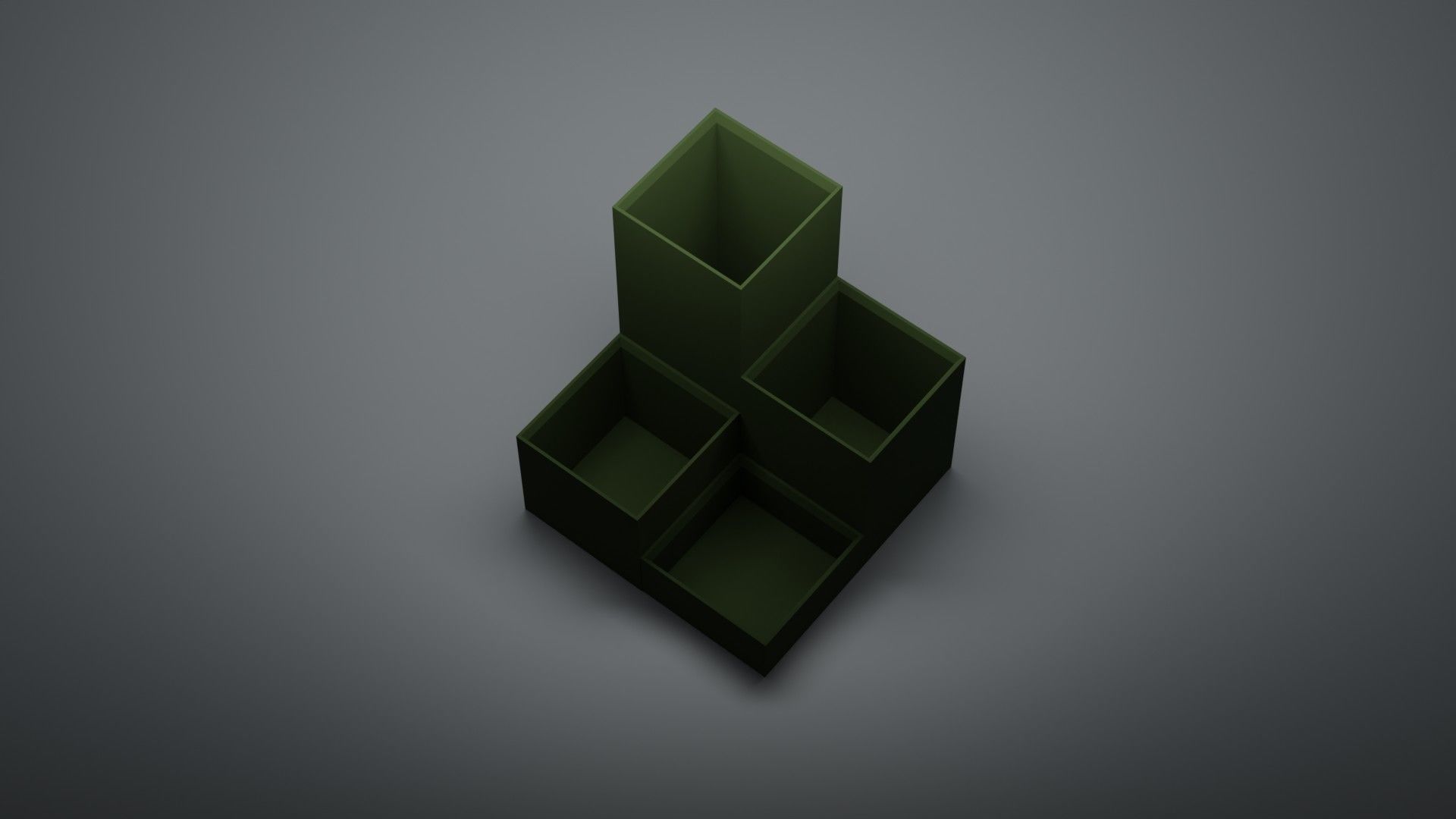 Stylish Pencil Holder  Free 3D print model_2