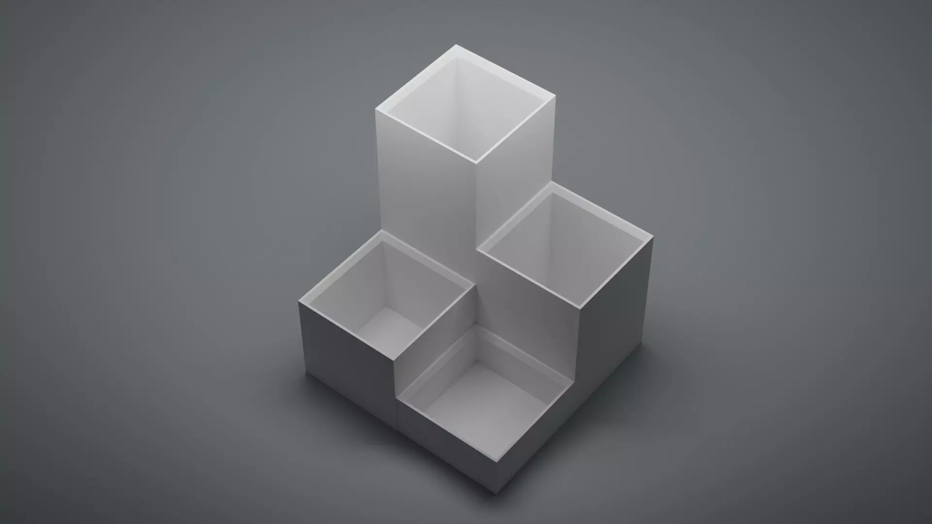 Stylish Pencil Holder  Free 3D print model_0