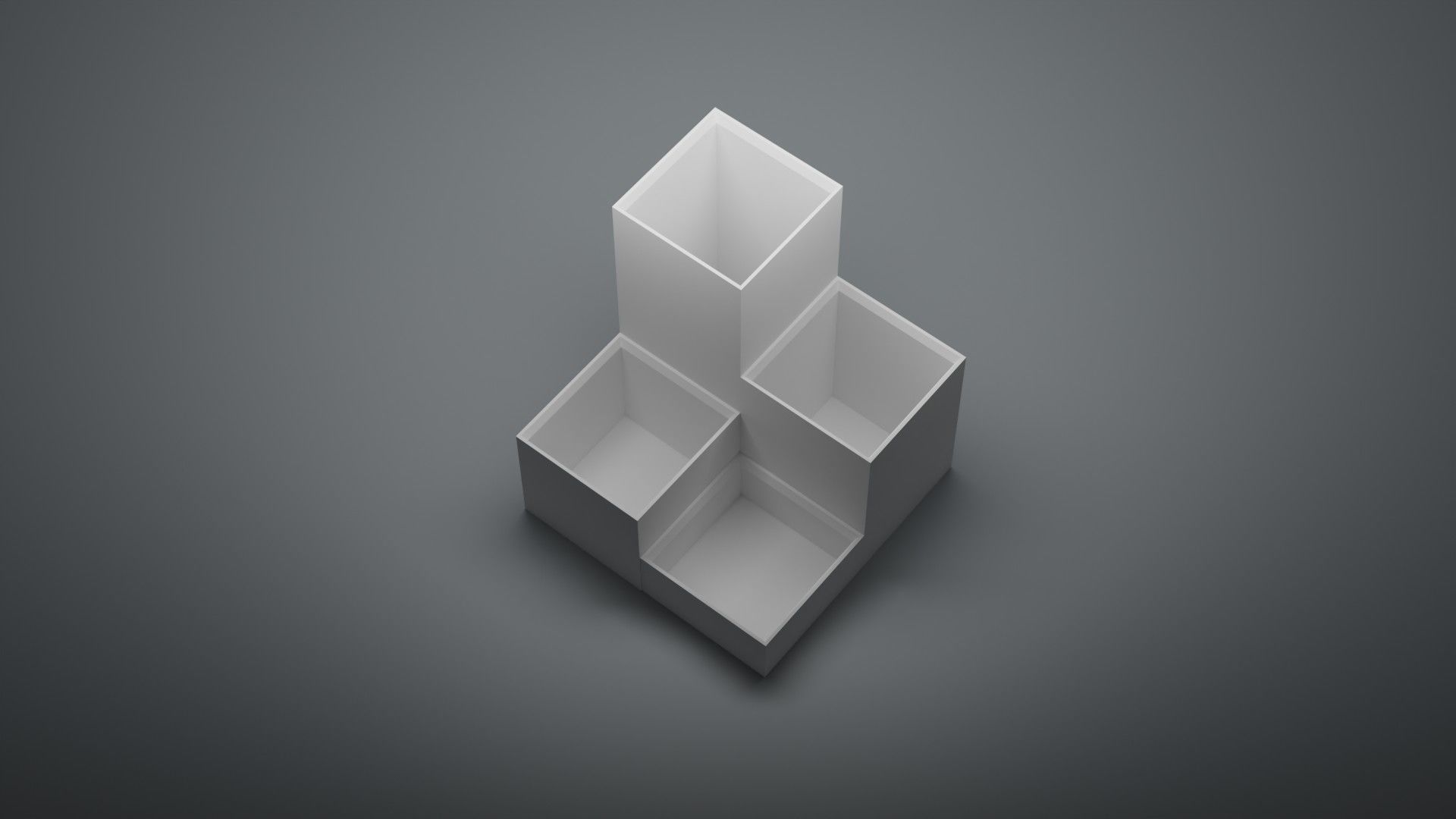 Stylish Pencil Holder  Free 3D print model_1