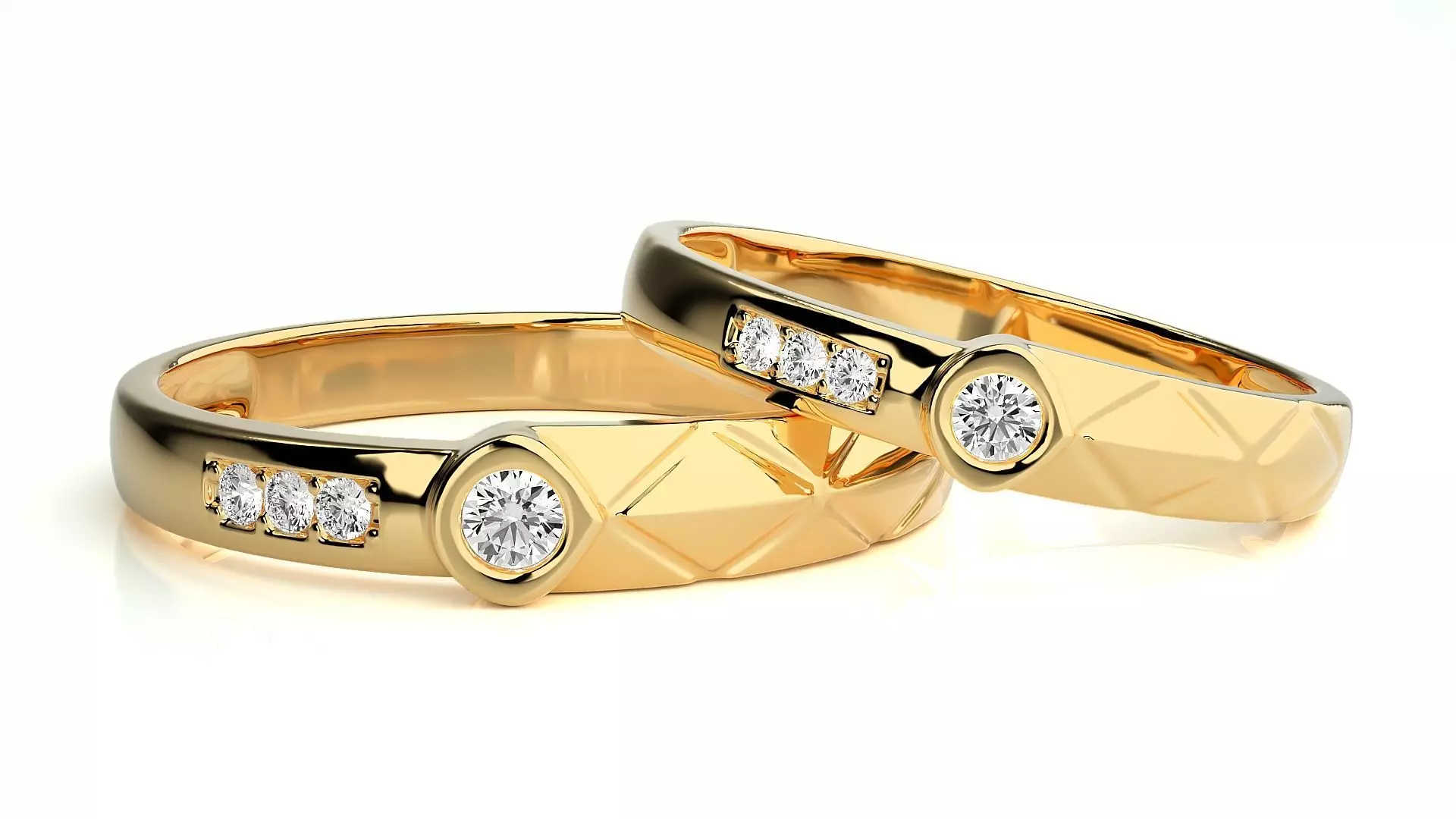 Wedding Band - 964 3D print model