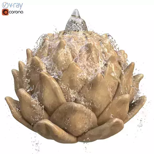 Artichoke Fountain - Water Feature