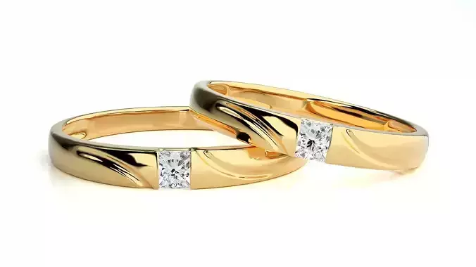 Wedding Band - 993 3D print model
