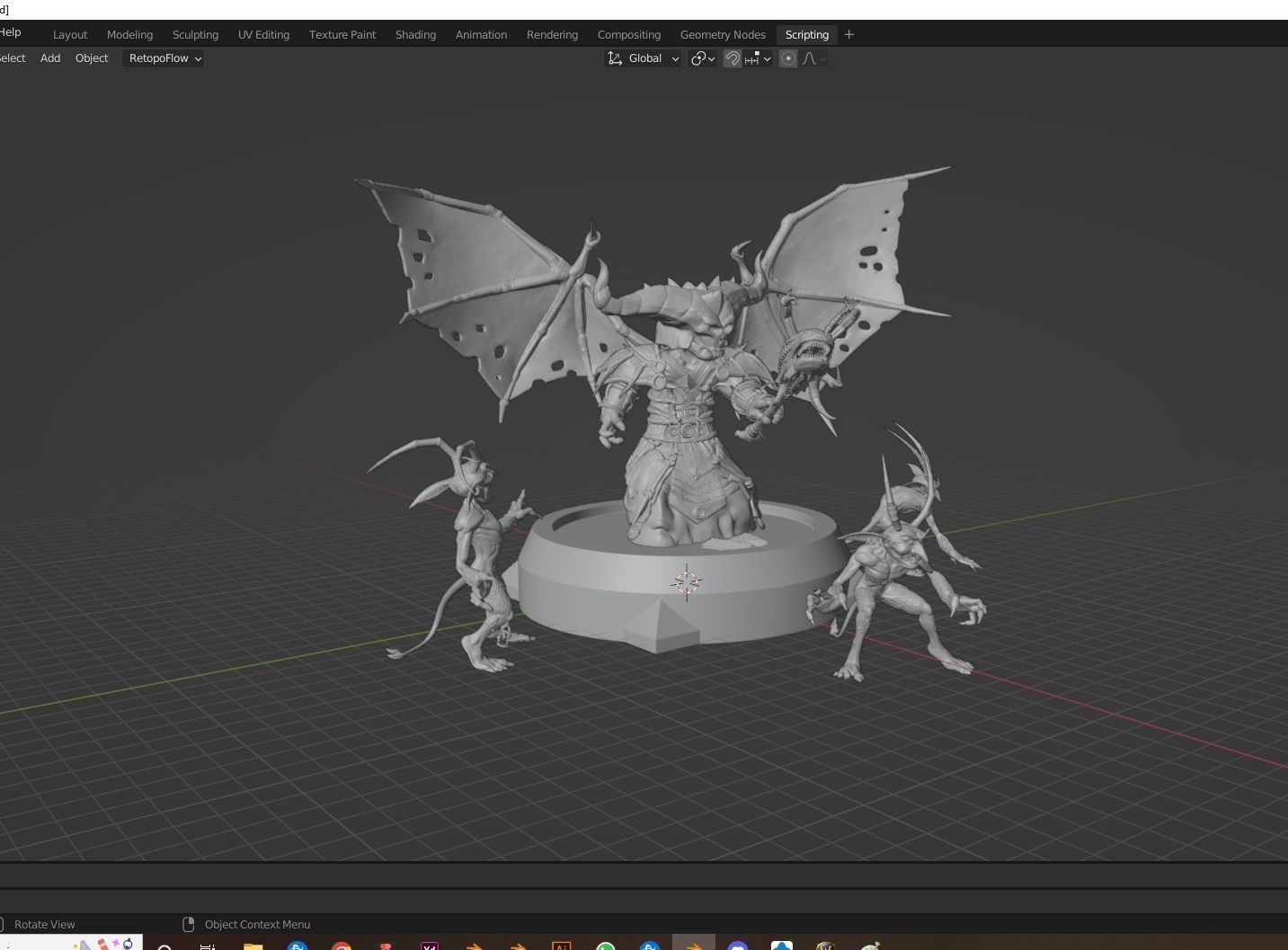 Gnome warlock - Diabolic Raiment - Tier set 21 3D print model_6