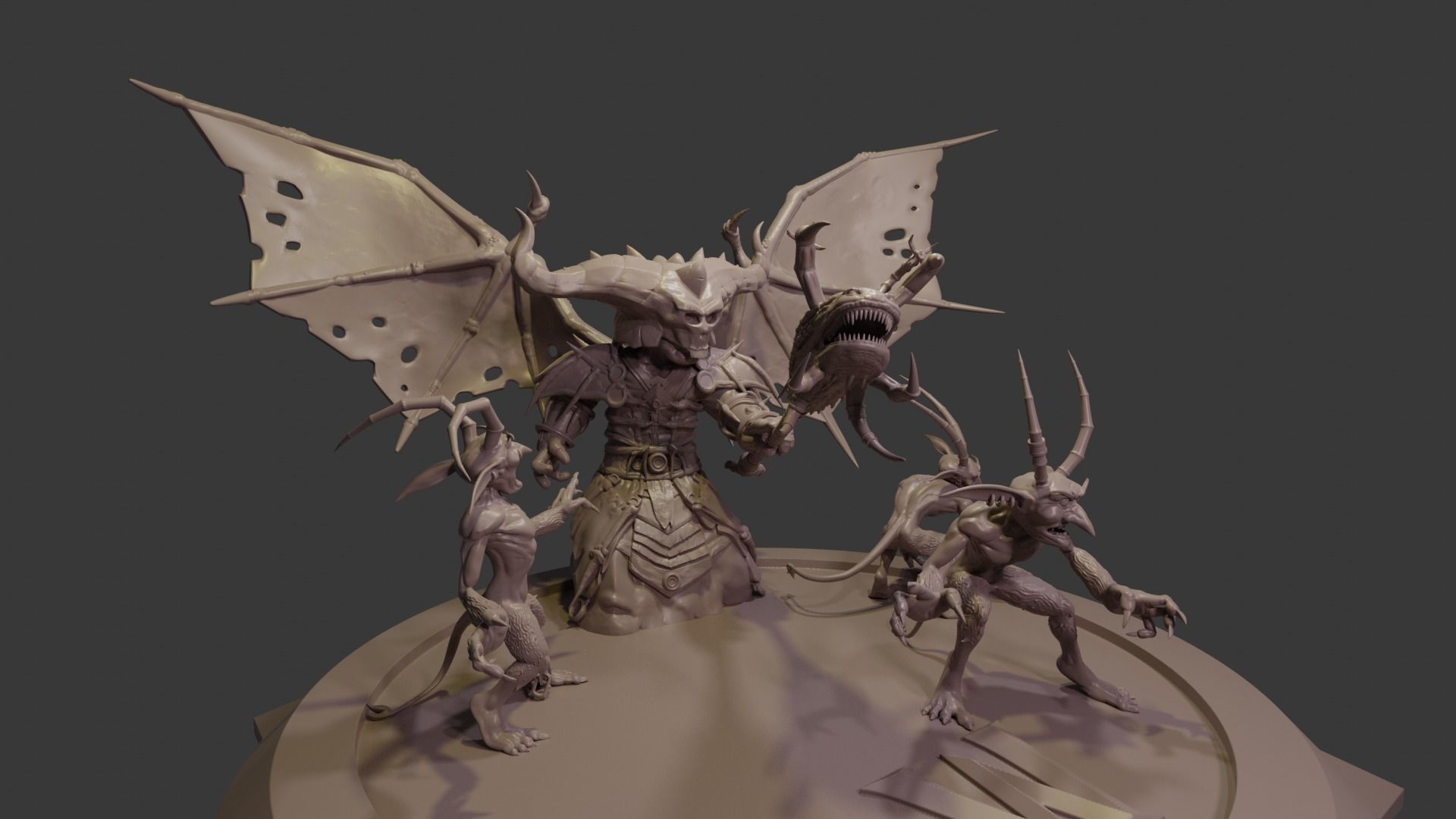 Gnome warlock - Diabolic Raiment - Tier set 21 3D print model_2