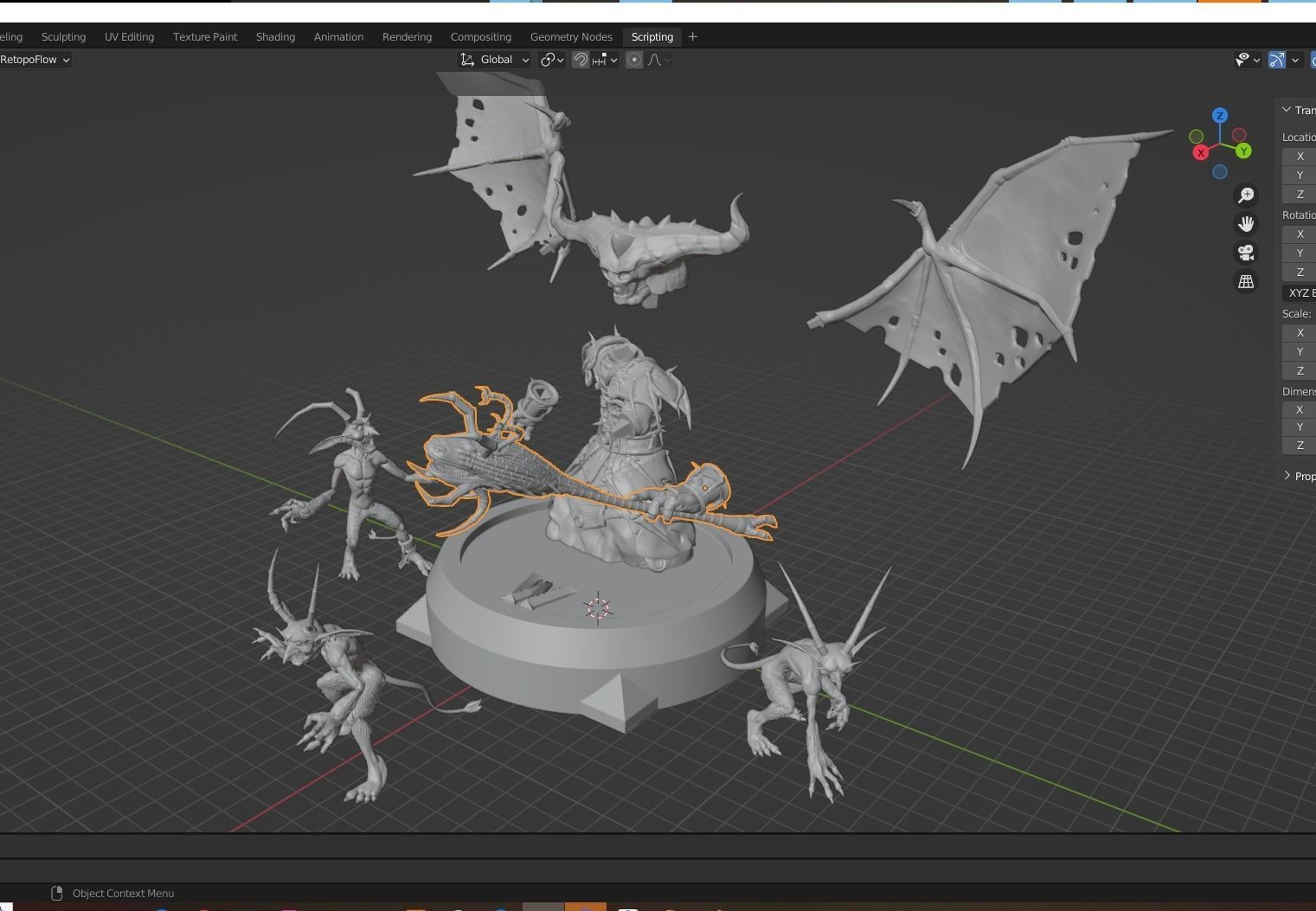 Gnome warlock - Diabolic Raiment - Tier set 21 3D print model_7