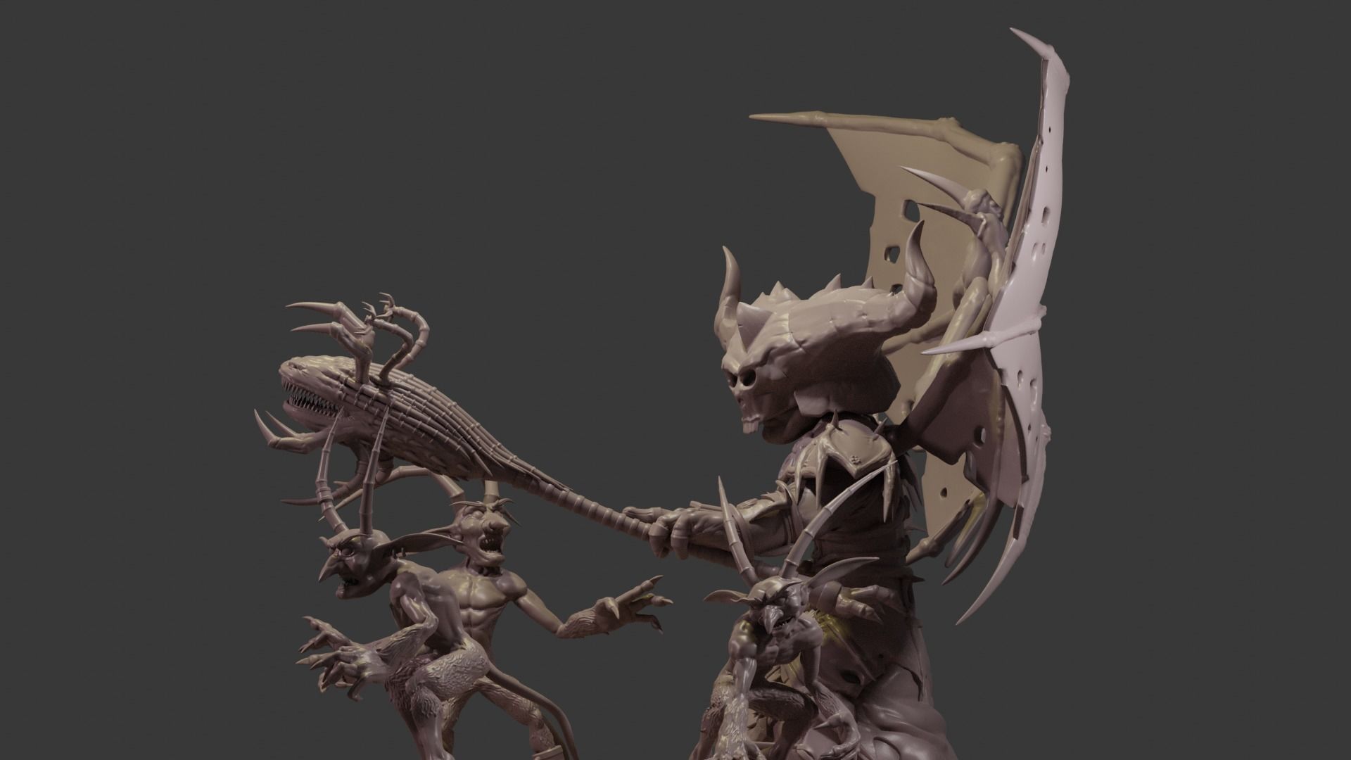 Gnome warlock - Diabolic Raiment - Tier set 21 3D print model_3