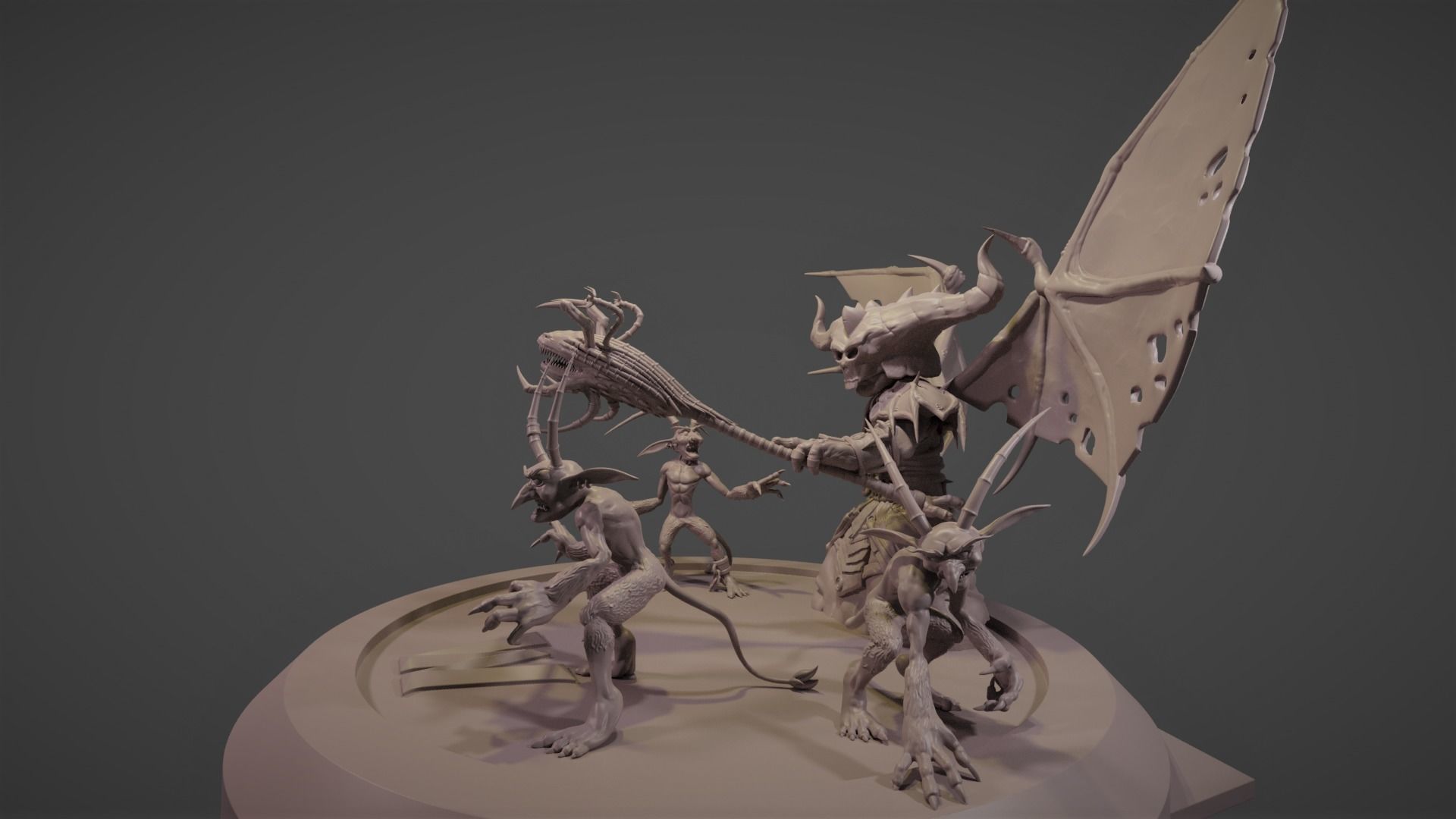 Gnome warlock - Diabolic Raiment - Tier set 21 3D print model_4