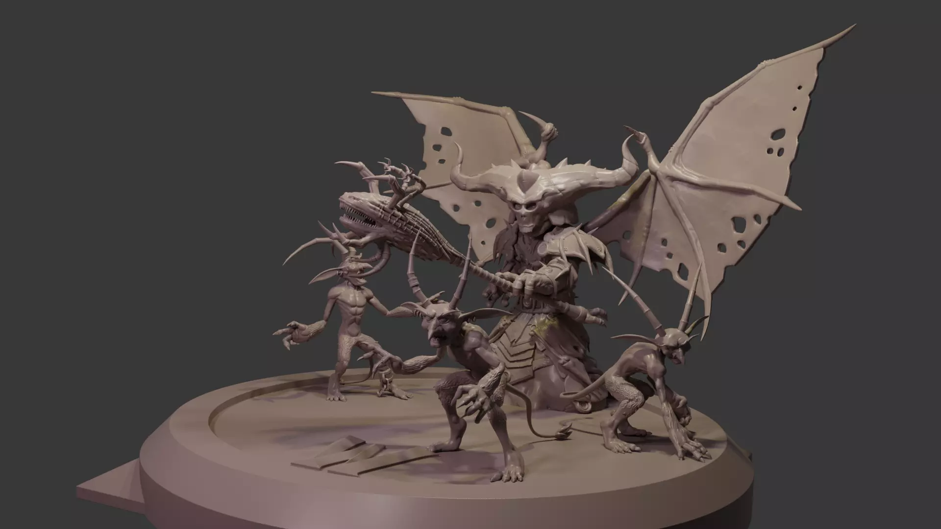 Gnome warlock - Diabolic Raiment - Tier set 21 3D print model_0