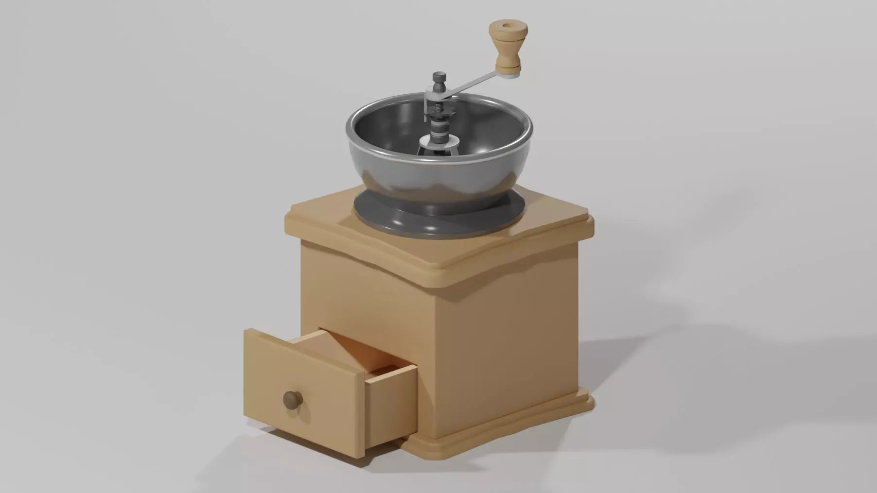 Coffee Grinder 3D Model 3D model_0