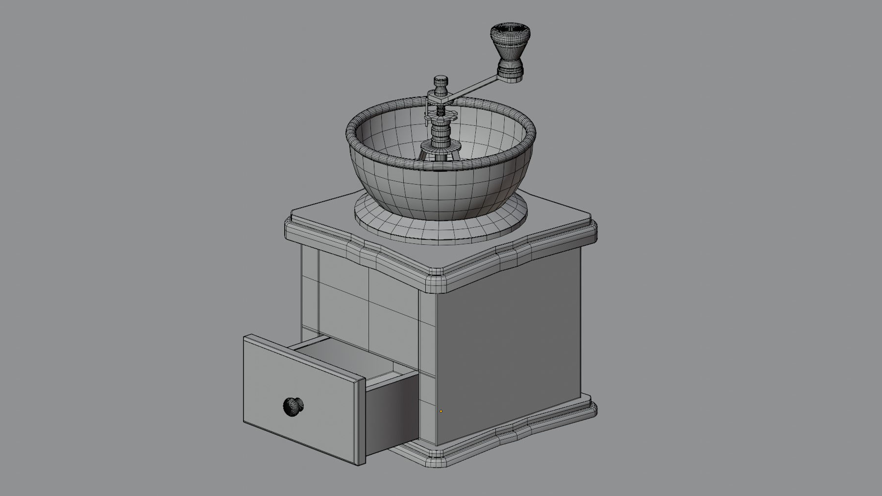 Coffee Grinder 3D Model 3D model_1