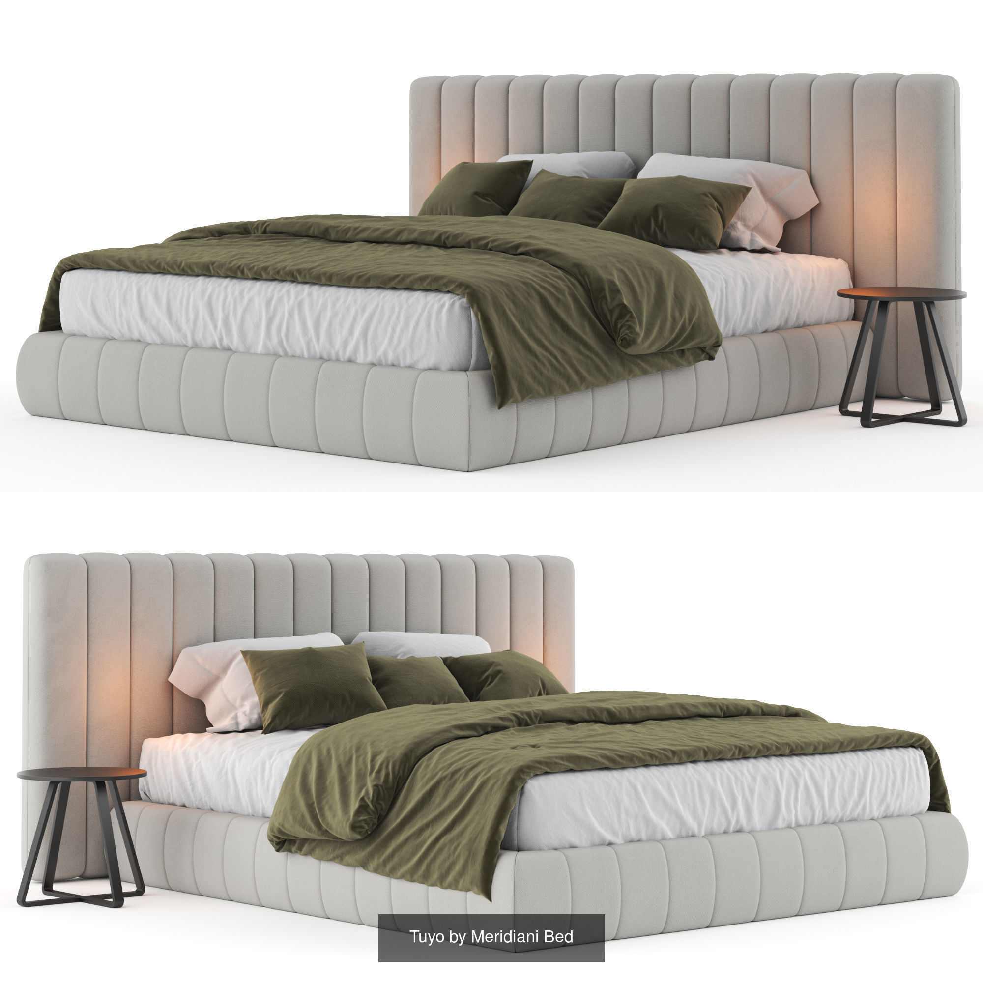 Bed and sofa  10  model 3D Model Collection_4