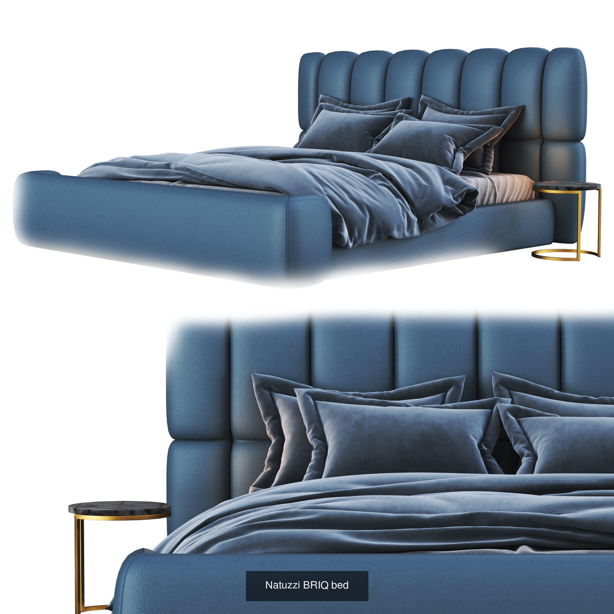 Bed and sofa  10  model 3D Model Collection_3