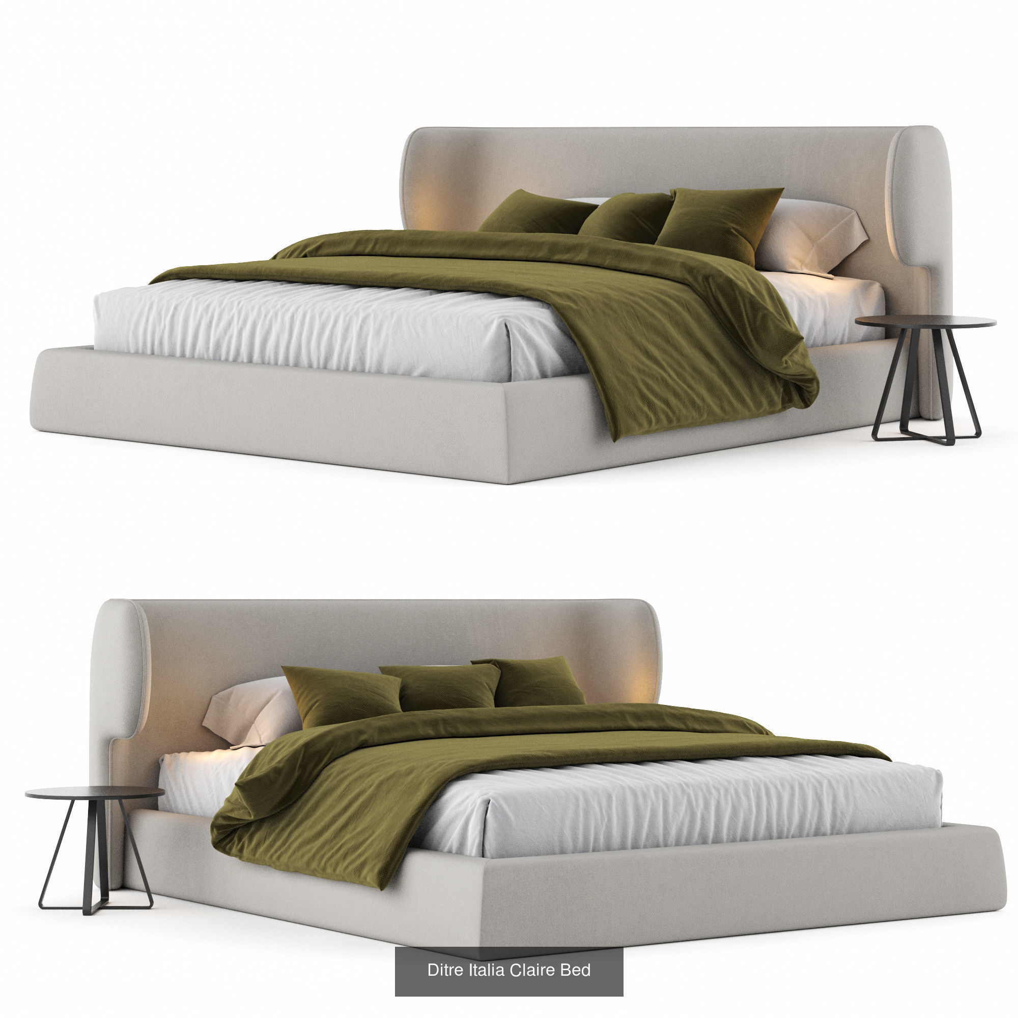 Bed and sofa  10  model 3D Model Collection_2