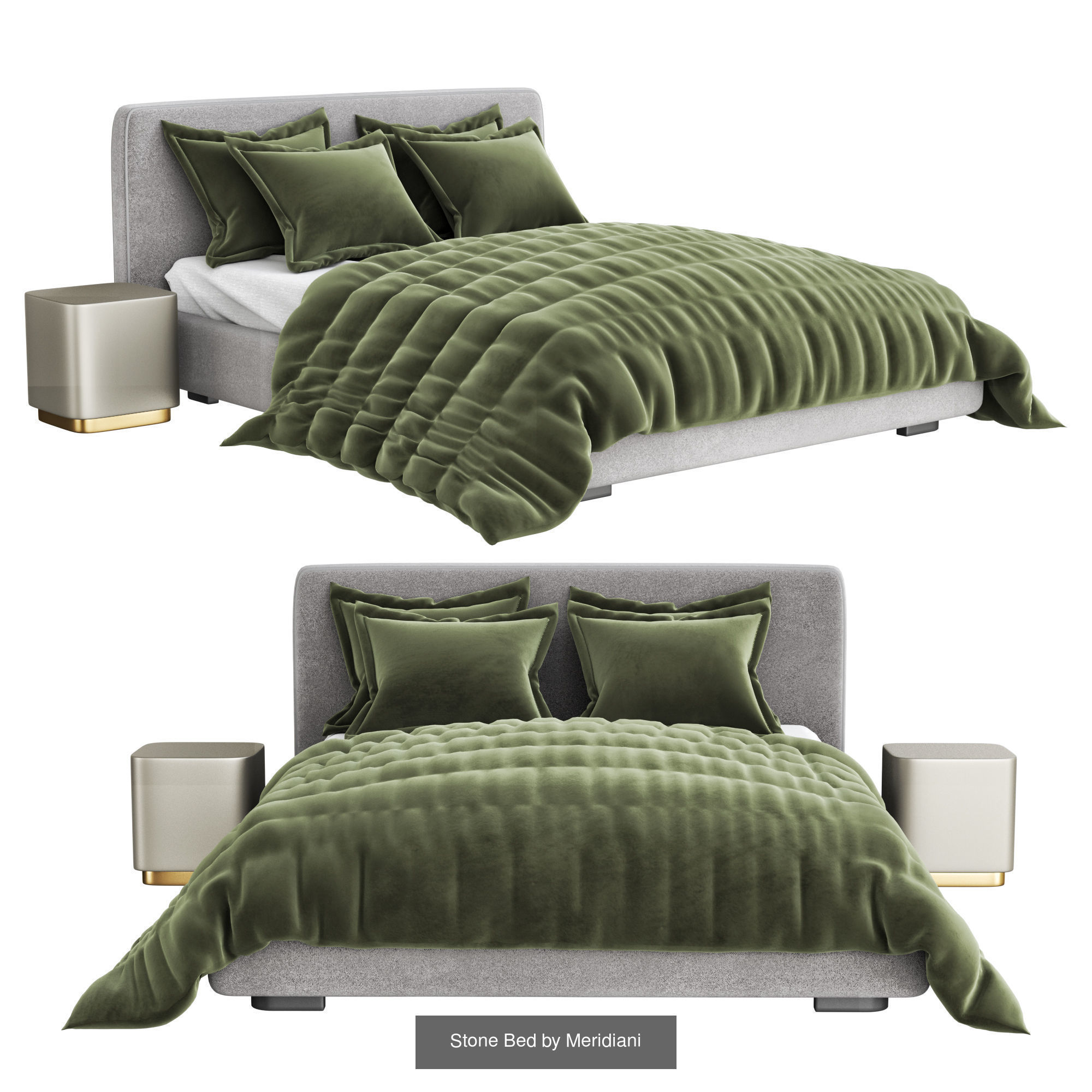 Bed and sofa  10  model 3D Model Collection_6