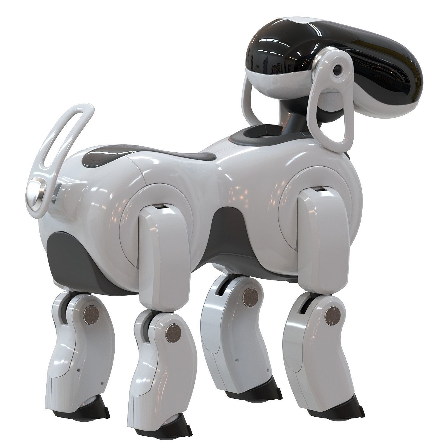 Robot dog 3D model_3