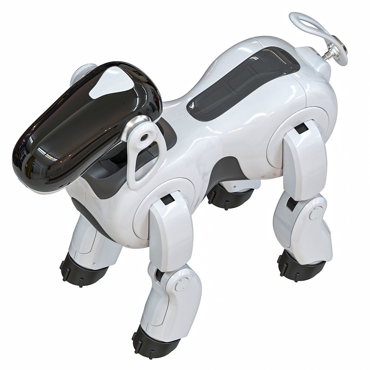 Robot dog 3D model_2