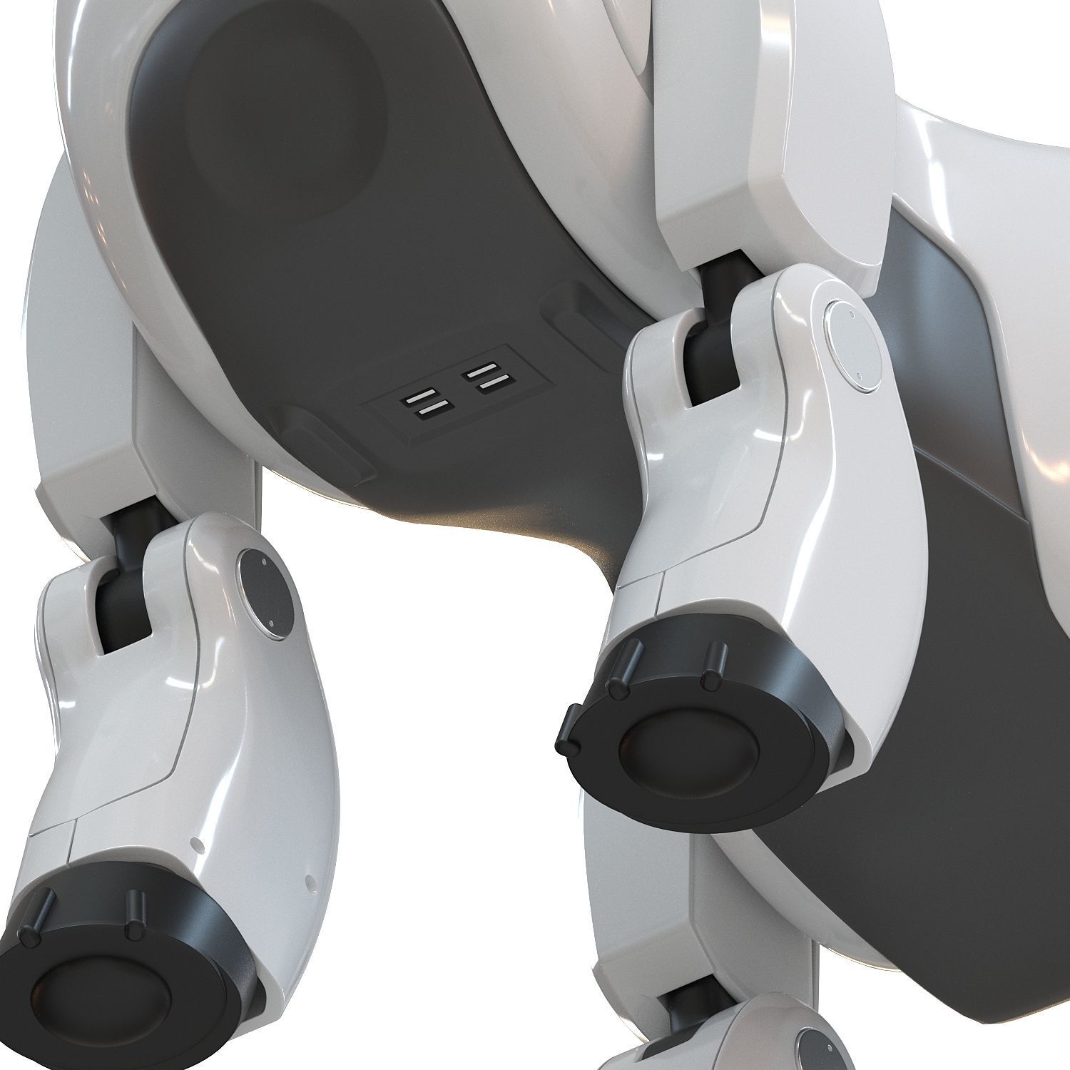 Robot dog 3D model_4