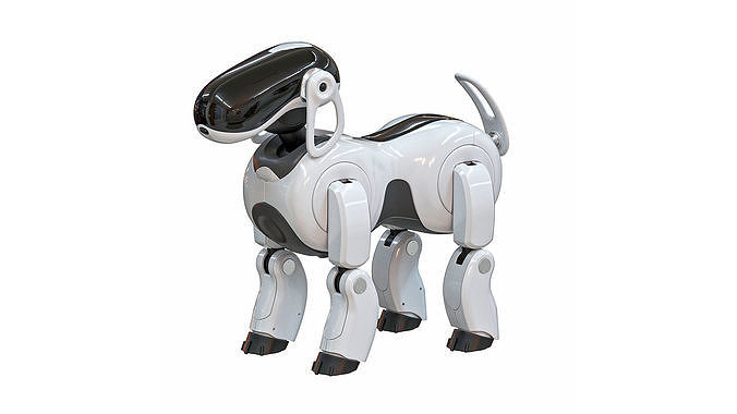 Robot dog 3D model