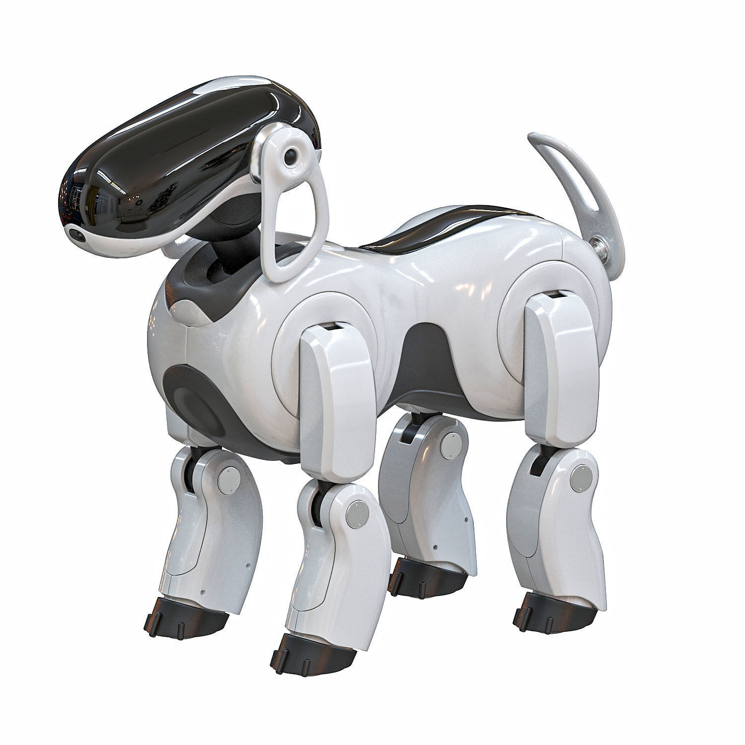 Robot dog 3D model_1