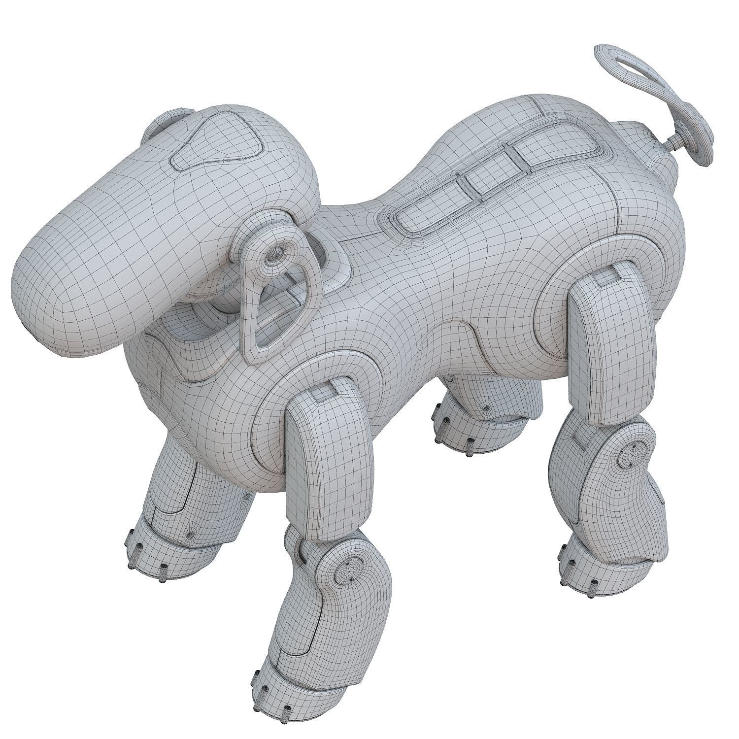 Robot dog 3D model_6