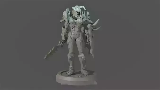 World of Warcraft  Dreadnaught Female Warrior