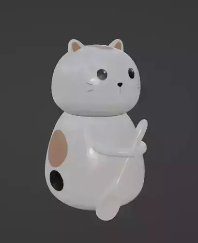Cat-shaped sugar holder