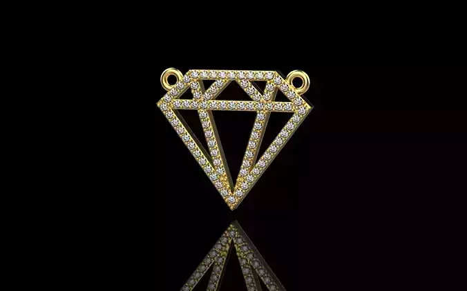 Diamond pendant 258