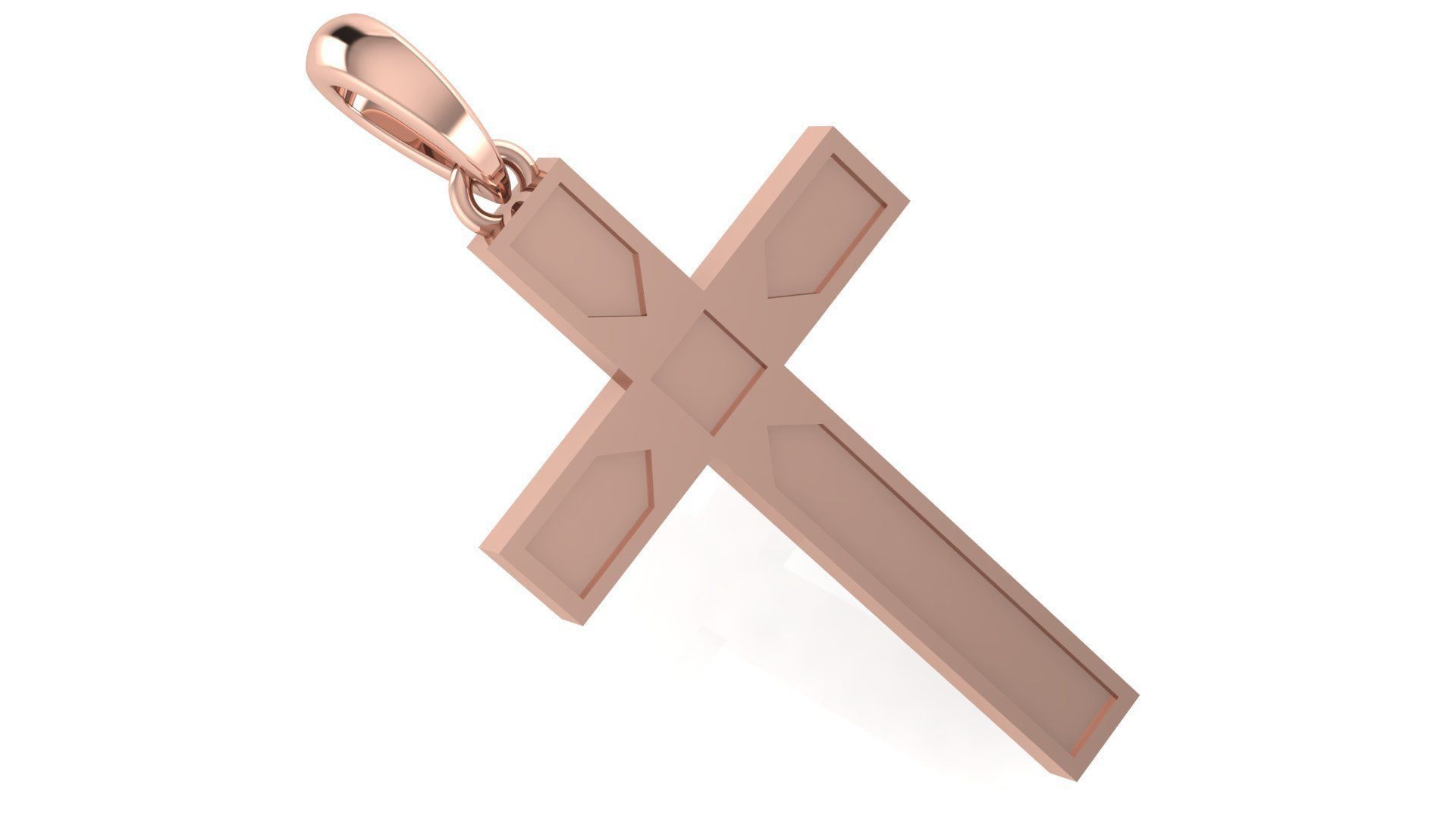 CROSS PENDANT CR118 3D print model_2