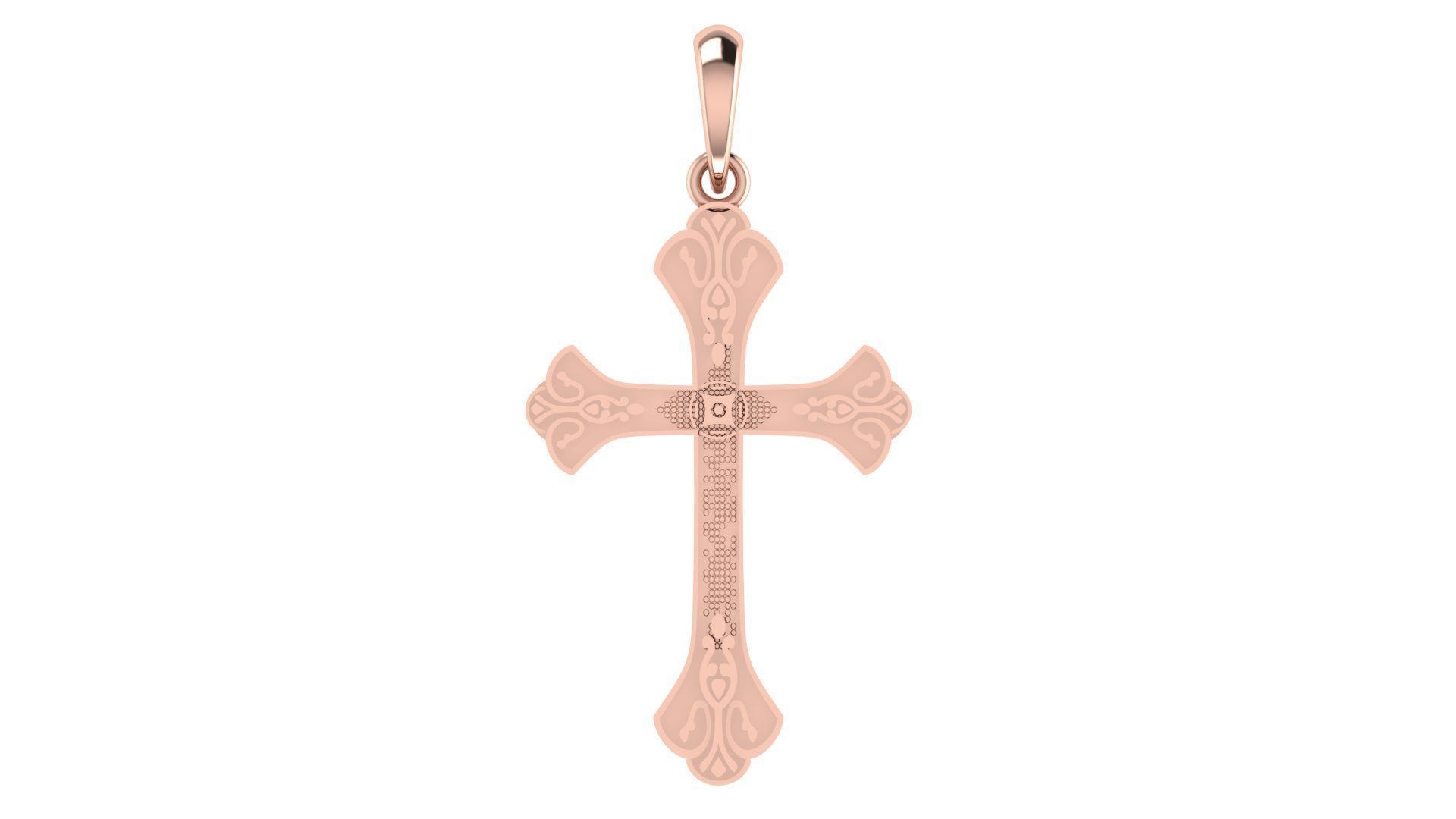 CROSS PENDANT CR120 3D print model_3