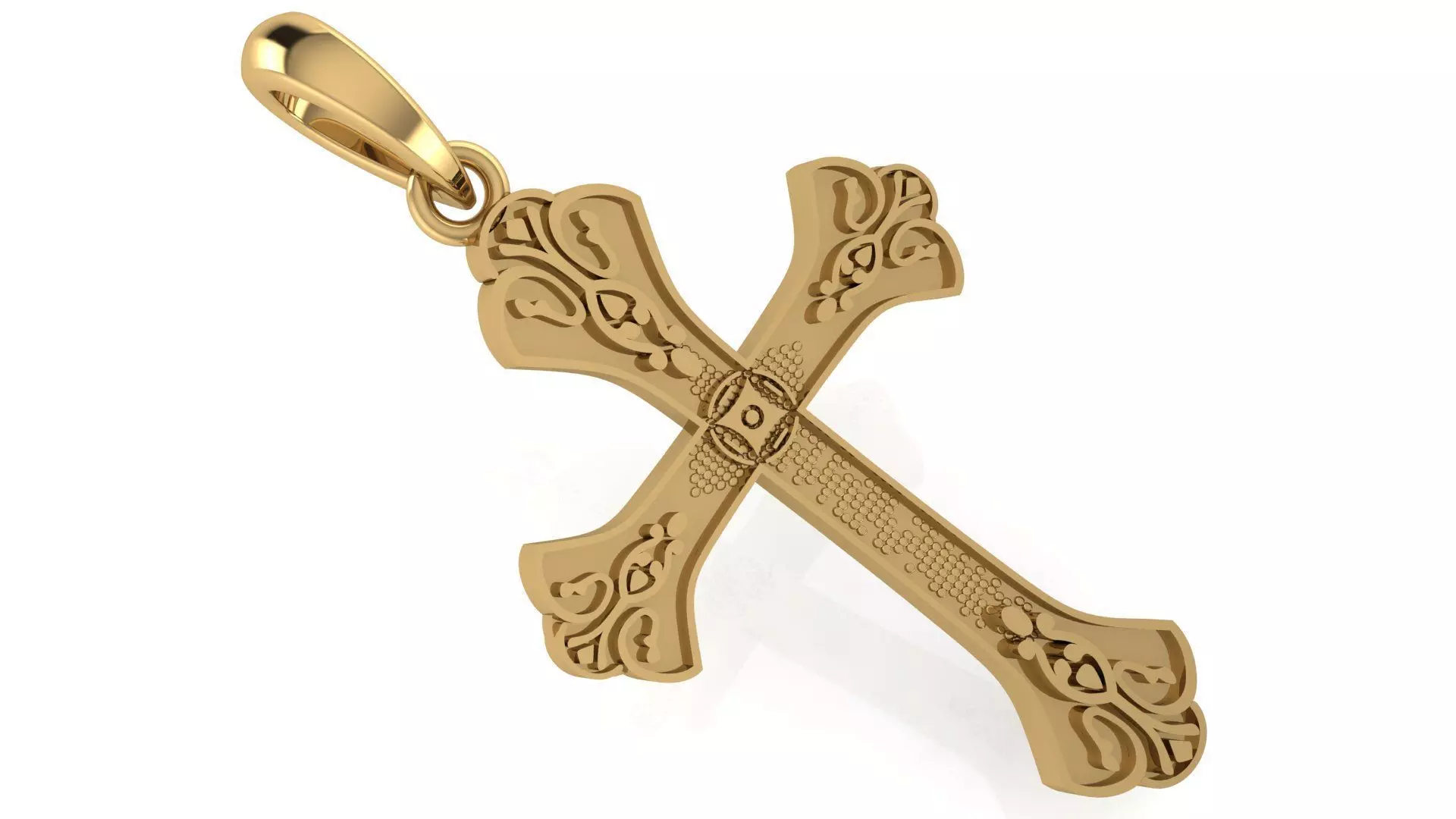 CROSS PENDANT CR120 3D print model_0