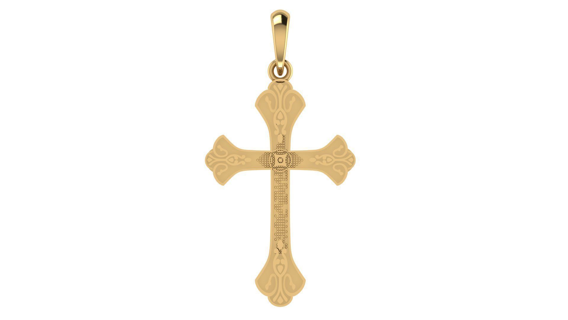 CROSS PENDANT CR120 3D print model_5