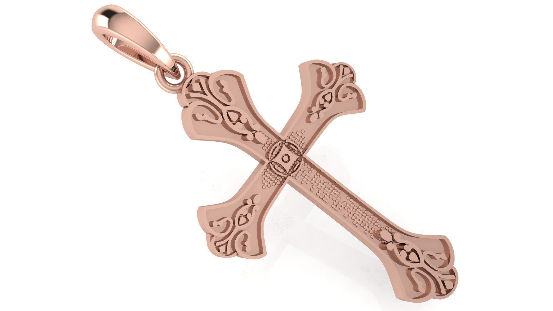 CROSS PENDANT CR120 3D print model_2