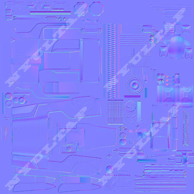 Low poly Willy Army Jeep 1942 Low-poly 3D model_12