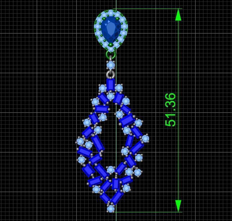 Jewelry Half set 3D print model_3