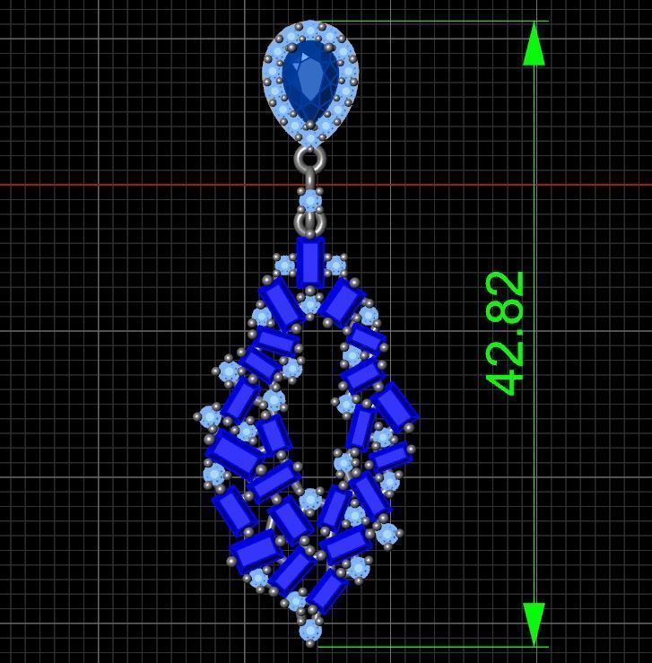 Jewelry Half set 3D print model_5