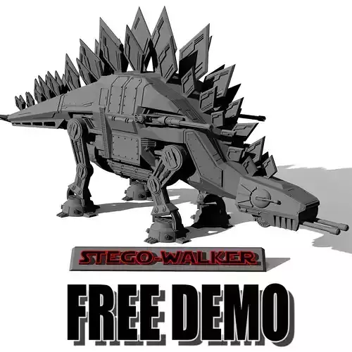 STEGO-WALKER - STARWARS AT-AT WALKER -DEMO PARTS- Free 3D print model