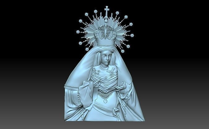 Besamanos a la Virgen de la Caridad 3D print model