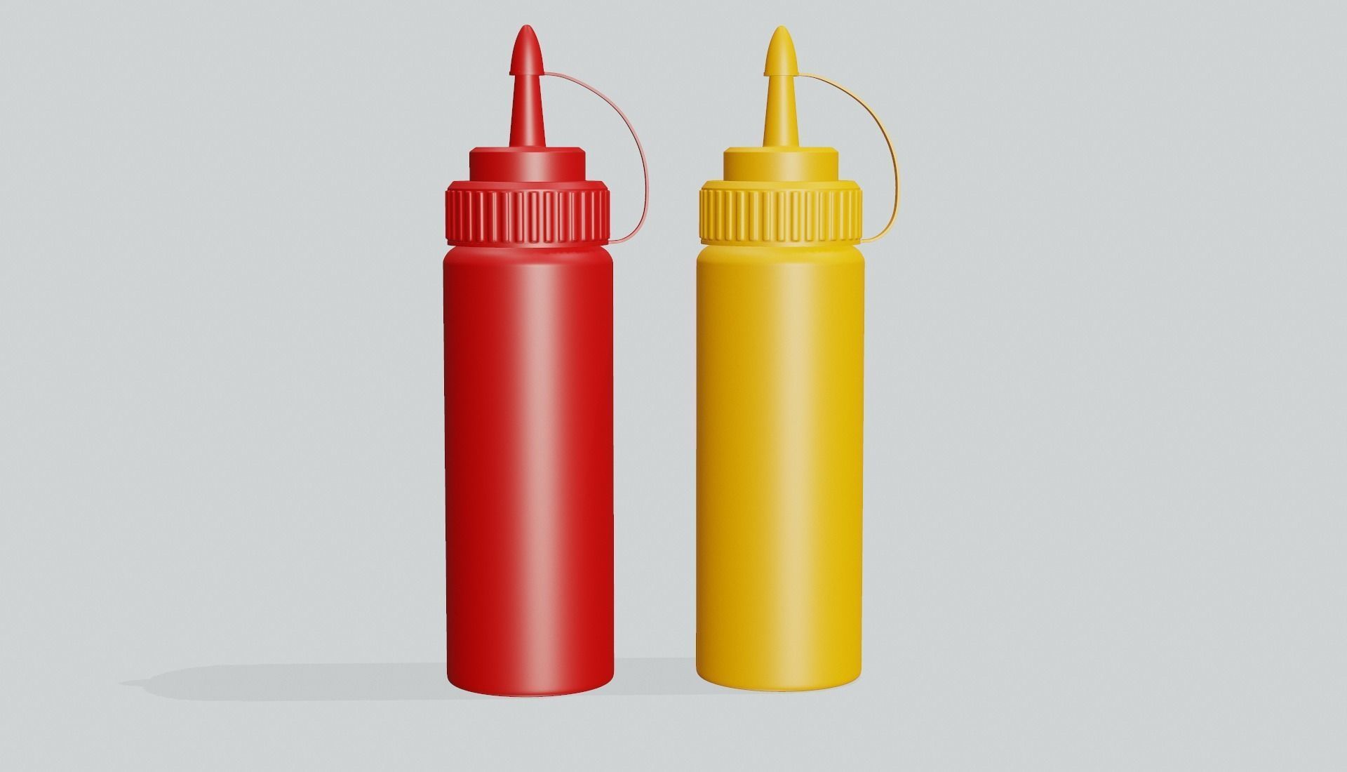 Ketchup Bottle Mock Up 3D model_21