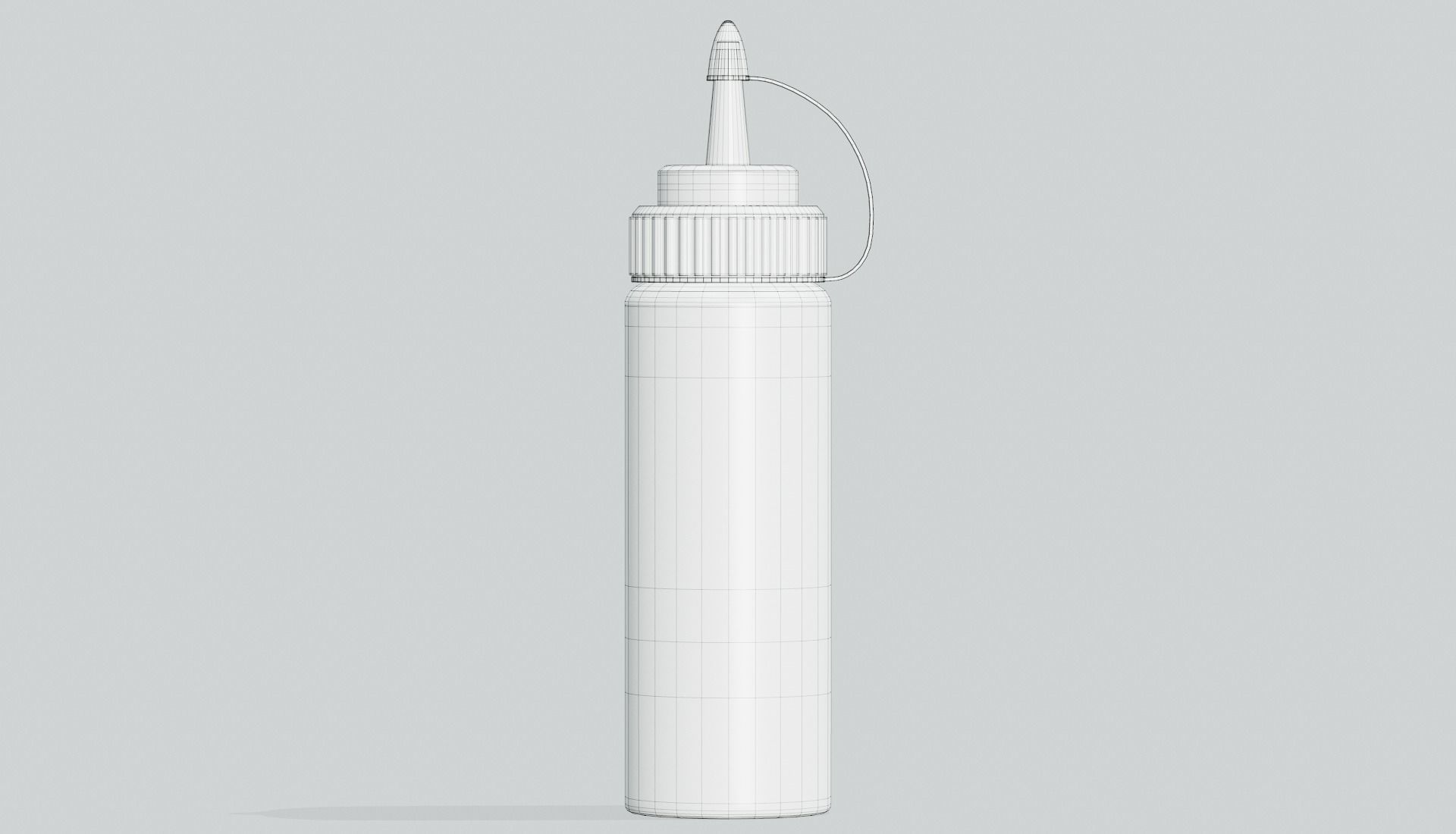 Ketchup Bottle Mock Up 3D model_3