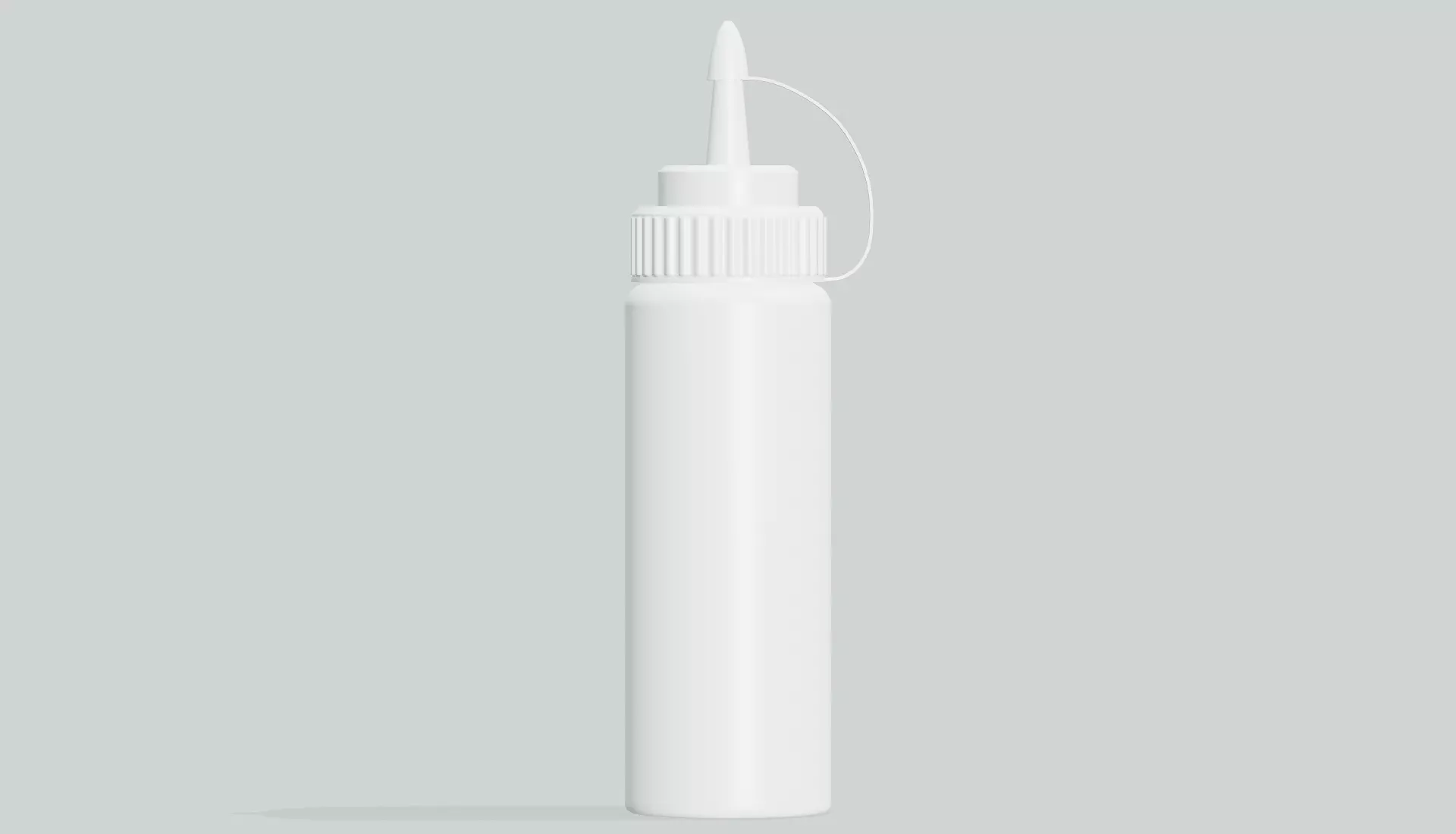 Ketchup Bottle Mock Up 3D model_0