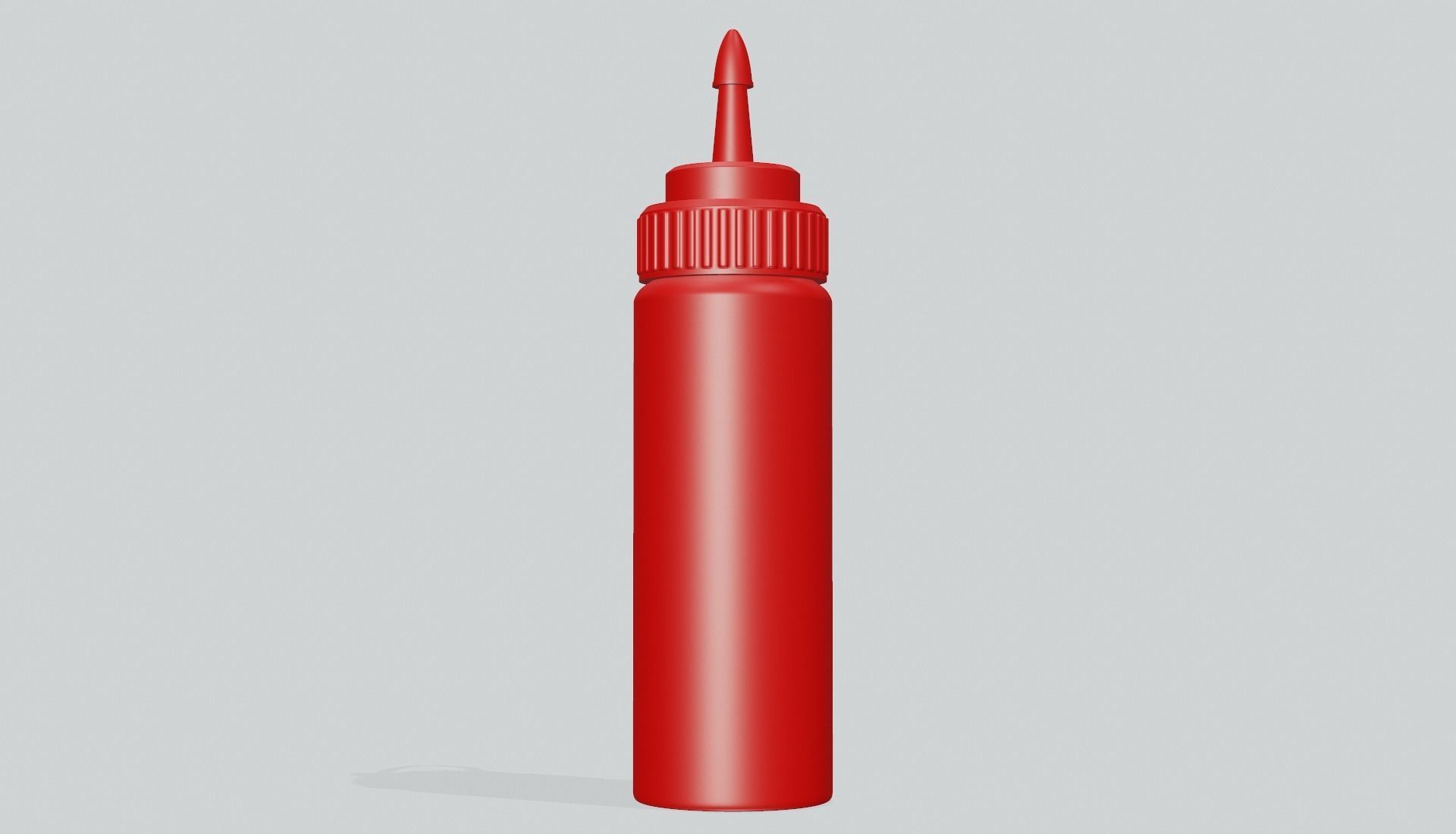 Ketchup Bottle Mock Up 3D model_13