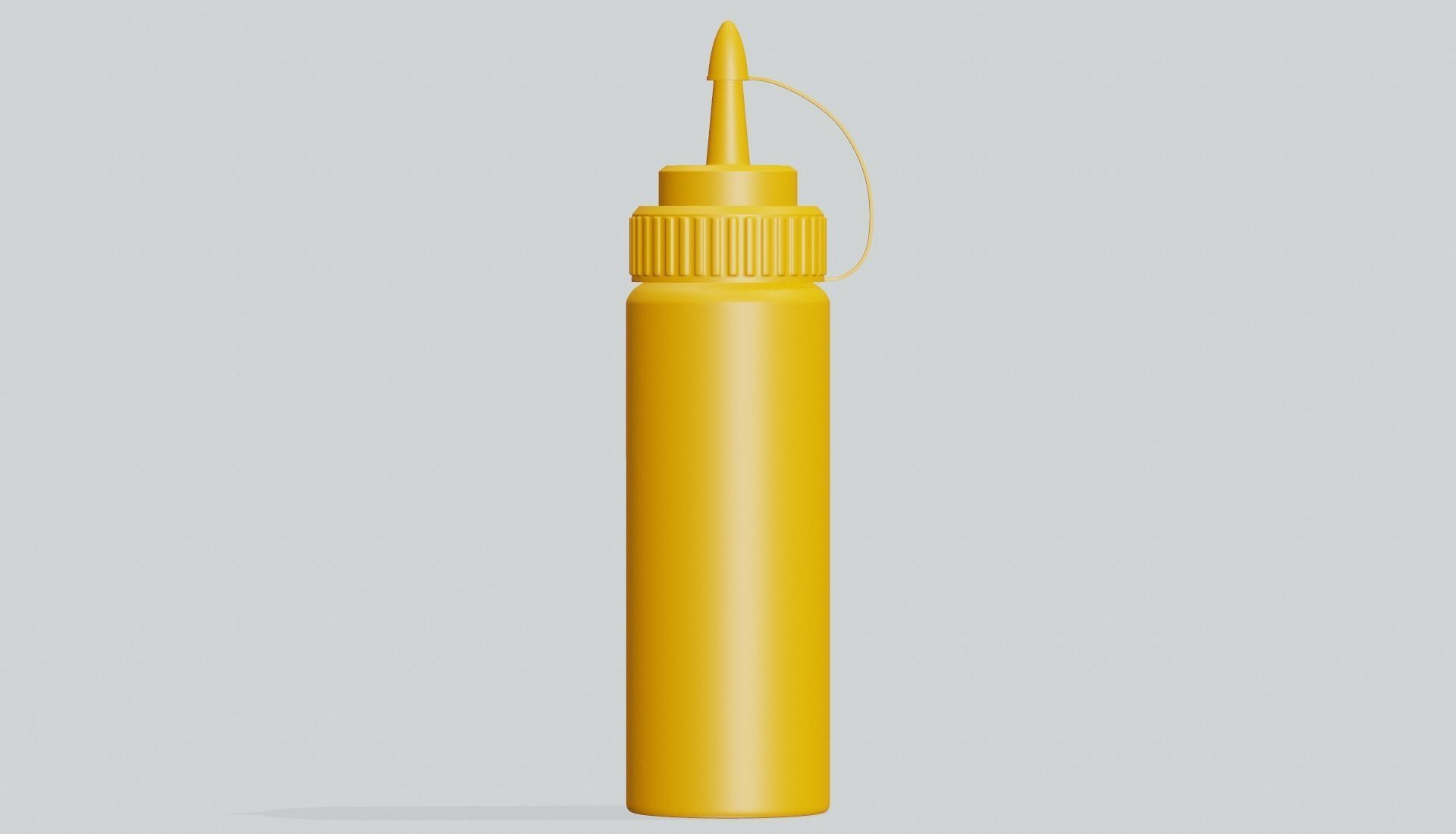 Ketchup Bottle Mock Up 3D model_9