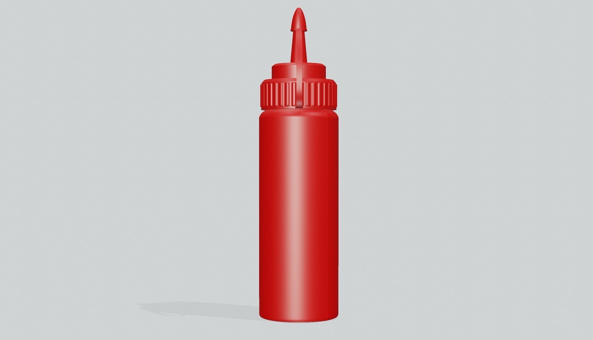 Ketchup Bottle Mock Up 3D model_15