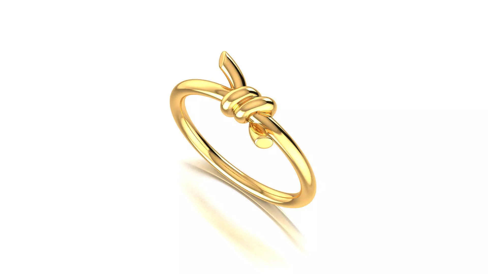 Knot Cocktail Ring 3D print model